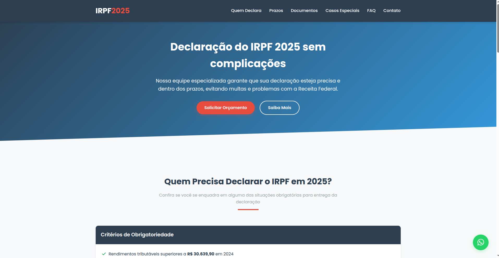 Projeto IRPF